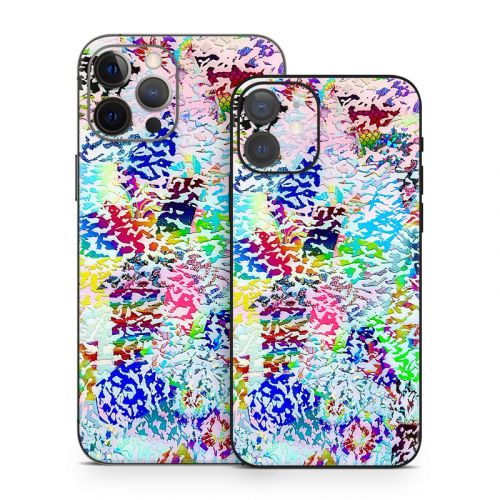 White Etching iPhone 12 Series Skin