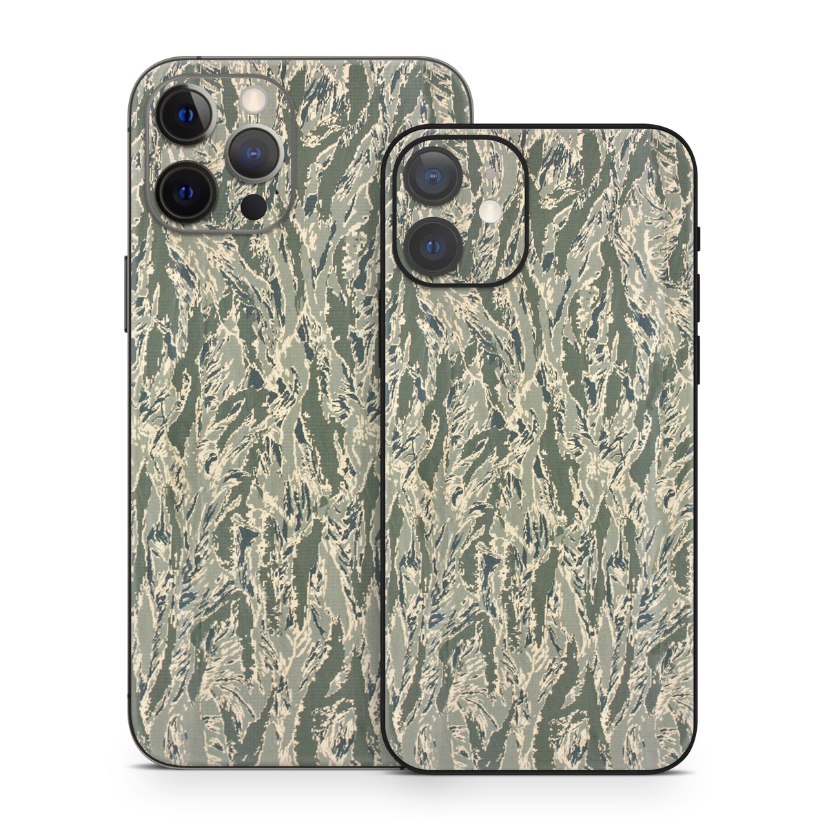 iPhone 12 Series Skin design of Pattern, Grass, Plant, with gray, green colors