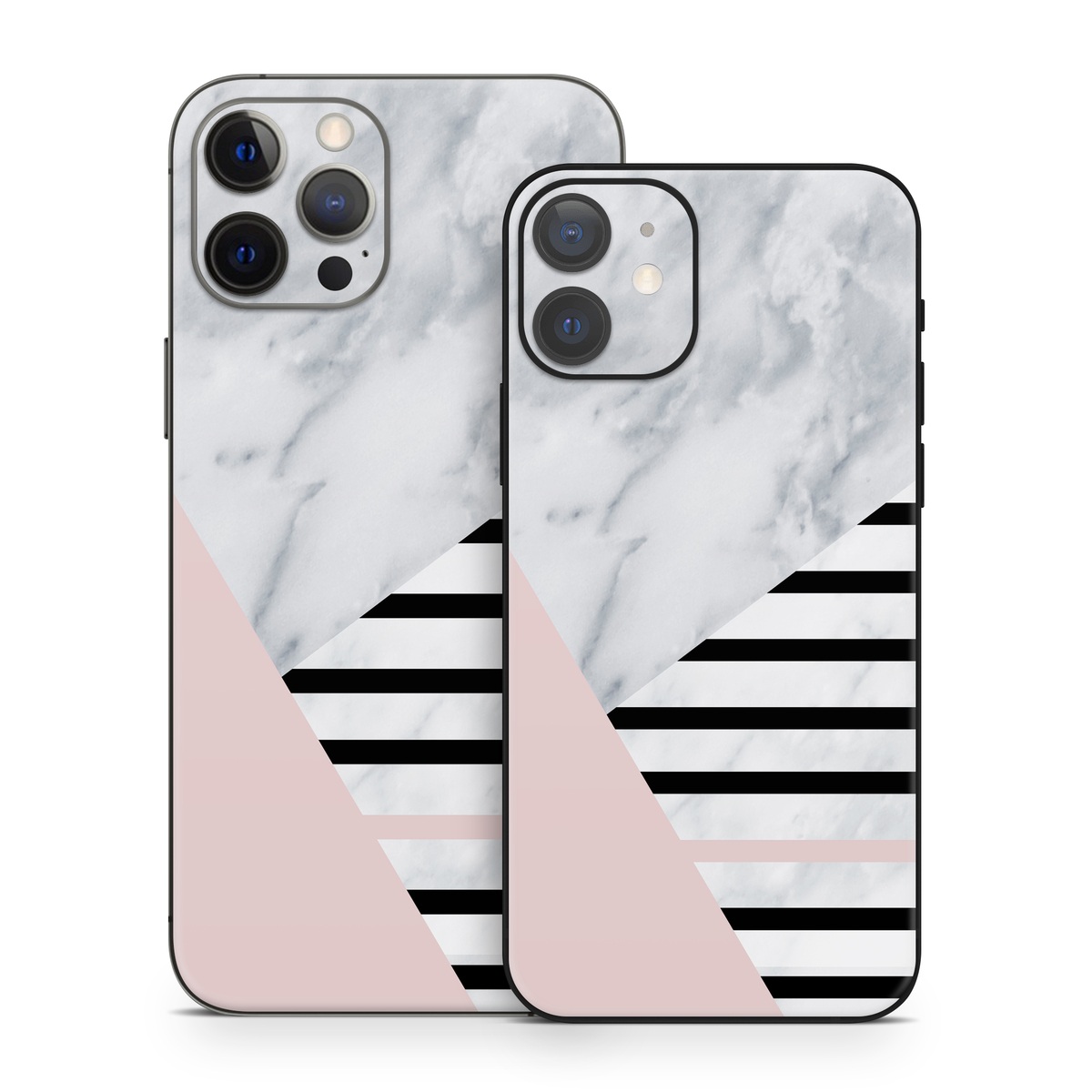 iPhone 12 Series Skin design of White, Line, Architecture, Stairs, Parallel, with gray, black, white, pink colors
