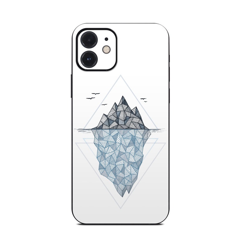 iPhone 12 Series Skin design of Line, Illustration, Design, Symmetry, Pattern, Triangle, Art, with white, black, gray, blue colors