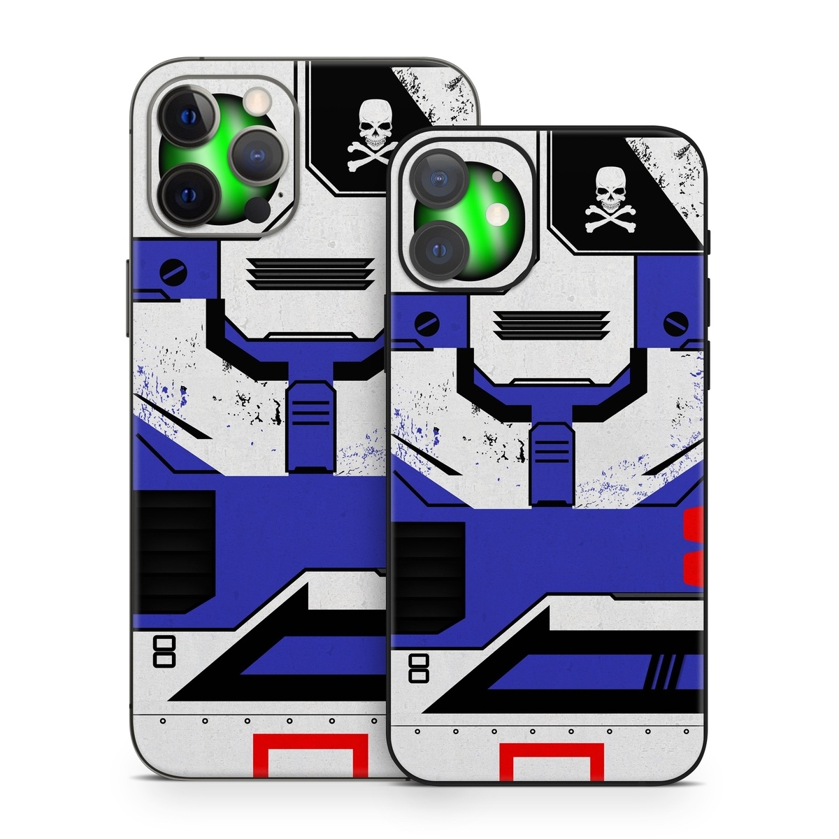 iPhone 12 Series Skin design of Floppy disk, Technology, Electric blue, Fictional character, with white, blue, black, gray colors