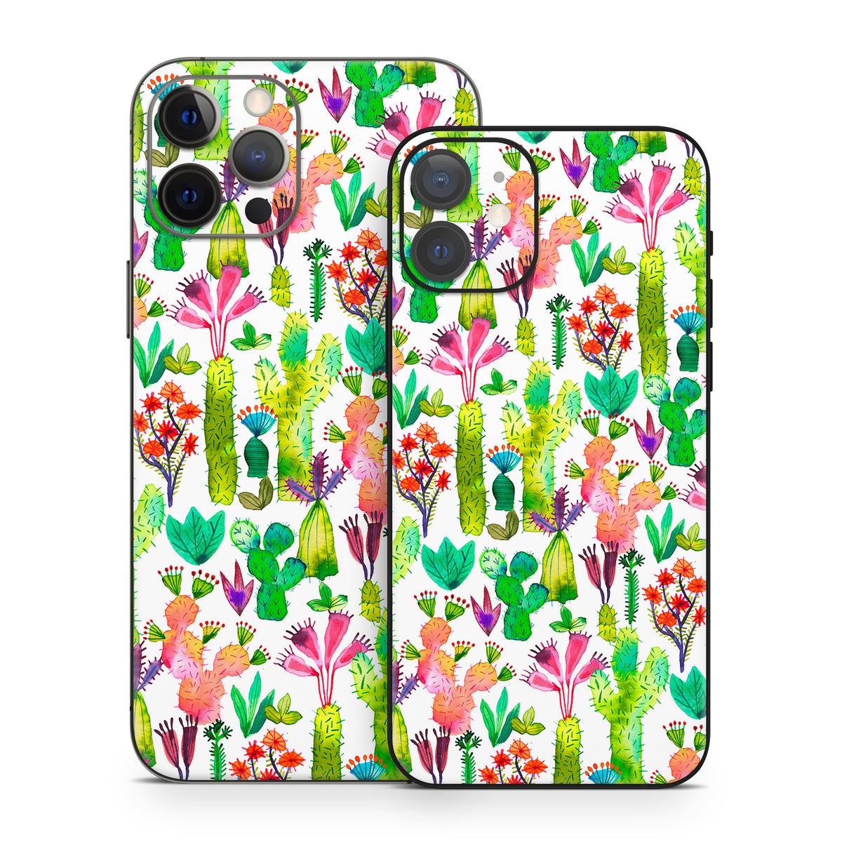 iPhone 12 Series Skin design of Pattern, Floral design, Plant, Wildflower, Wrapping paper, with white, green, red, purple, pink, black colors