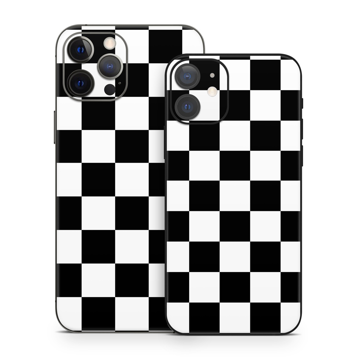 iPhone 12 Series Skin design of Black, Photograph, Games, Pattern, Indoor games and sports, Black-and-white, Line, Design, Recreation, Square, with black, white colors