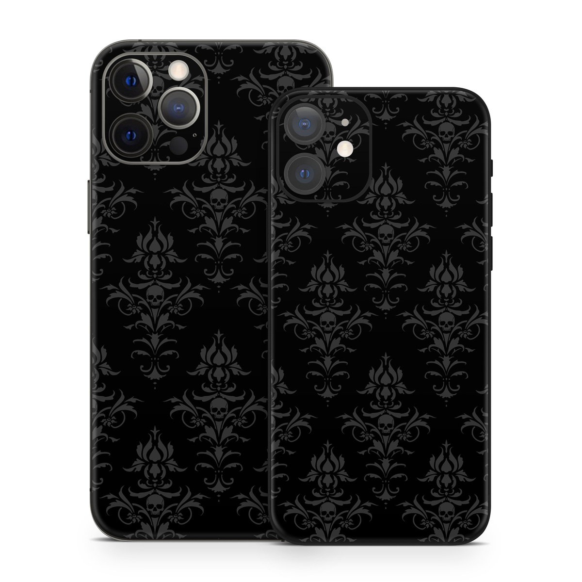 iPhone 12 Series Skin design of Black, Pattern, Design, Monochrome, Black-and-white, Darkness, Monochrome photography, Symmetry, with black, gray colors