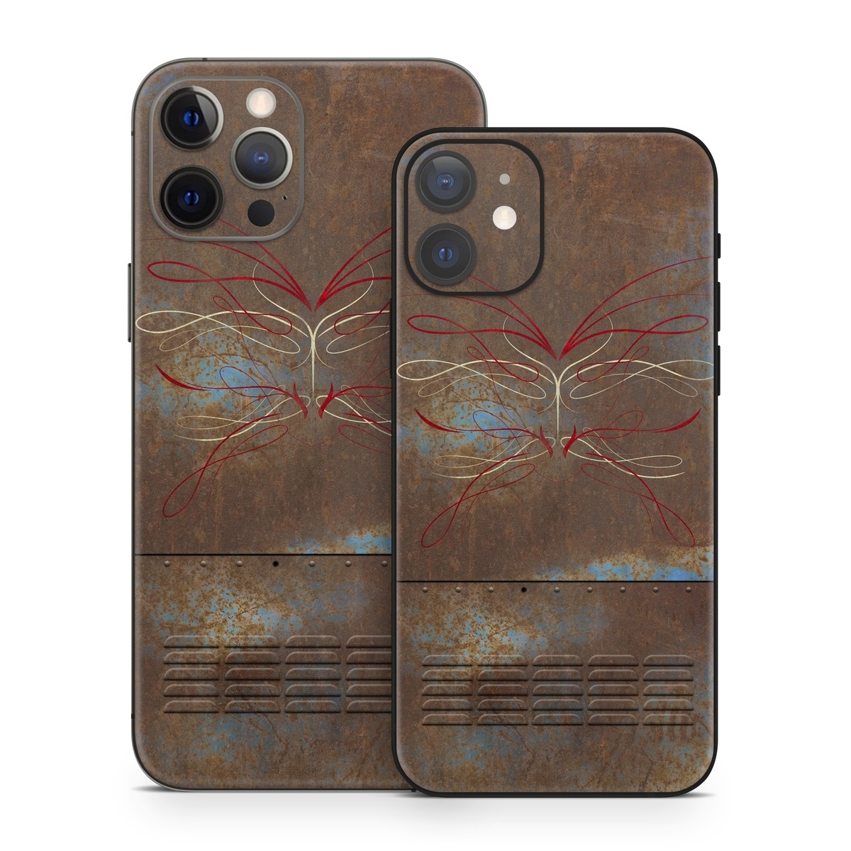 iPhone 12 Series Skin design of Line, Visual arts, Symmetry, Concrete, Tints and shades, Painting, Art, with blue, red, yellow, brown, black colors