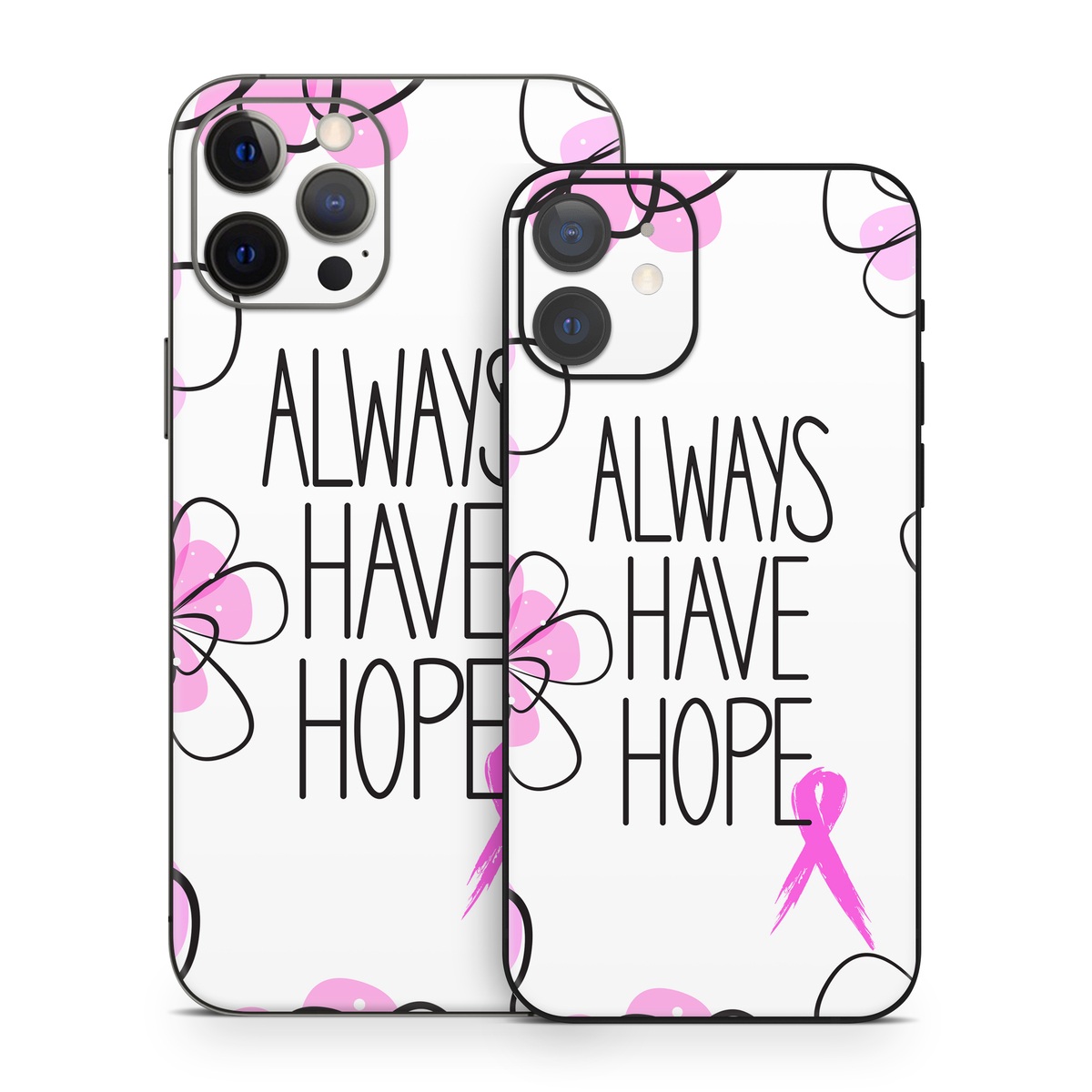 iPhone 12 Series Skin design of Pink, Purple, Text, Petal, Line, Magenta, Leaf, Design, Pattern, Plant, with white, gray, pink, black, purple colors
