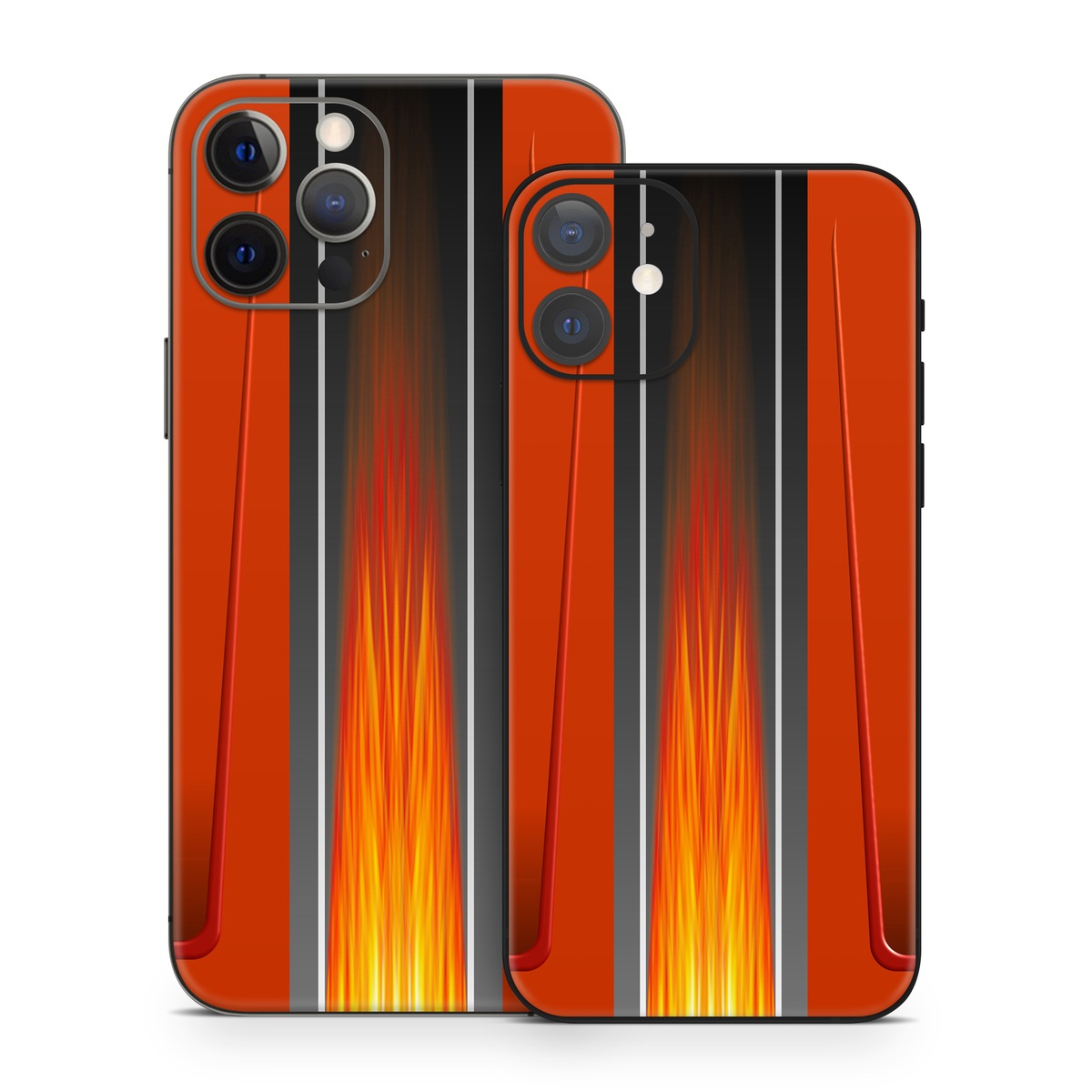 iPhone 12 Series Skin design of Orange, Red, Line, Material property, Rectangle, Automotive lighting, with red, black, orange, gray colors