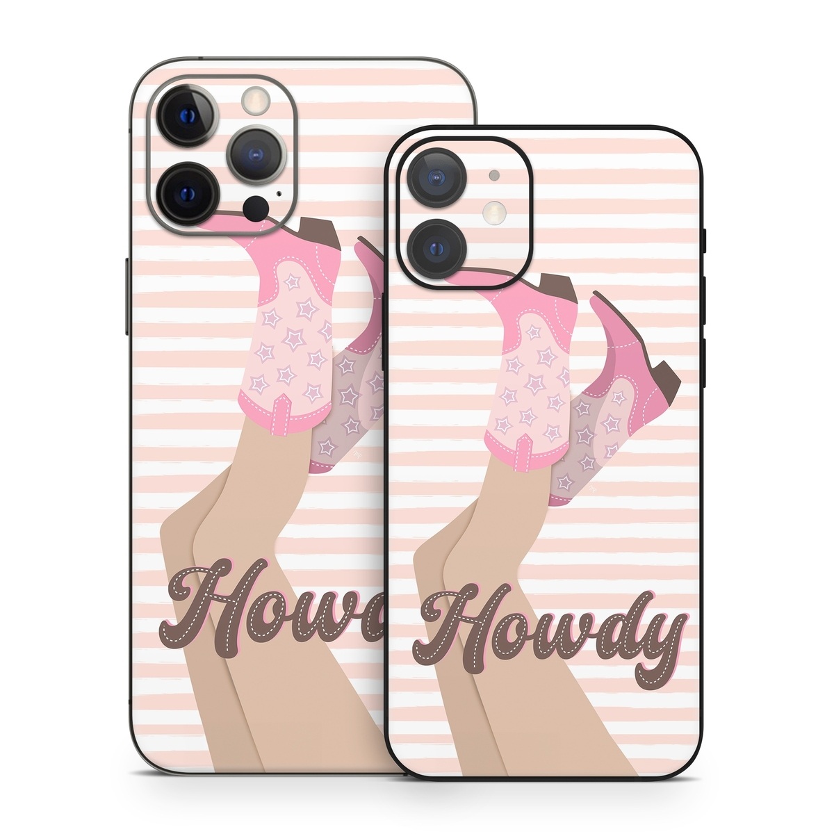 iPhone 12 Series Skin design of Hand, Glove, Sleeve, Gesture, Font, Finger, Pink, Material property, Waist, Thumb, with pink, white, brown colors