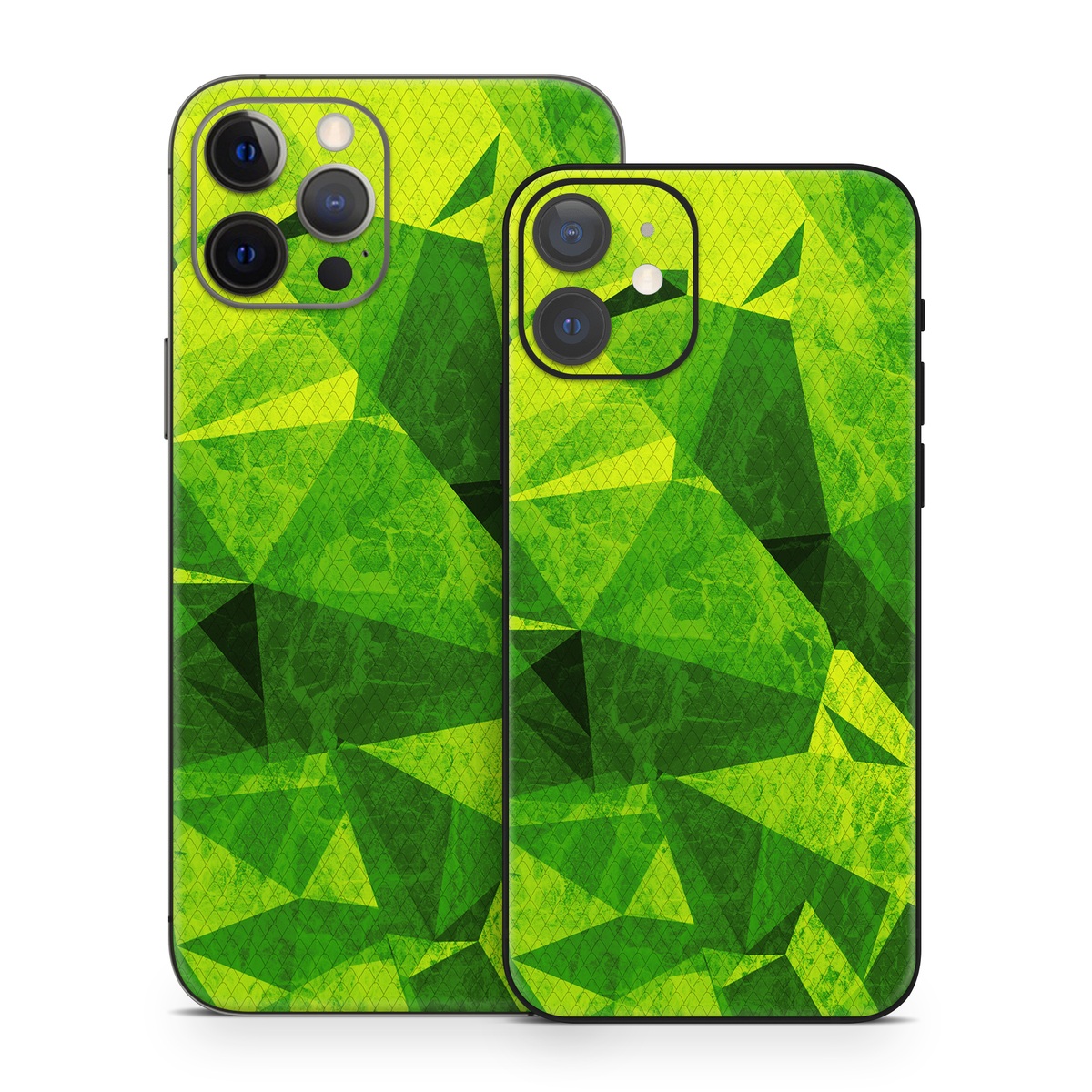 iPhone 12 Series Skin design of Green, Pattern, Leaf, Design, Illustration, with green colors