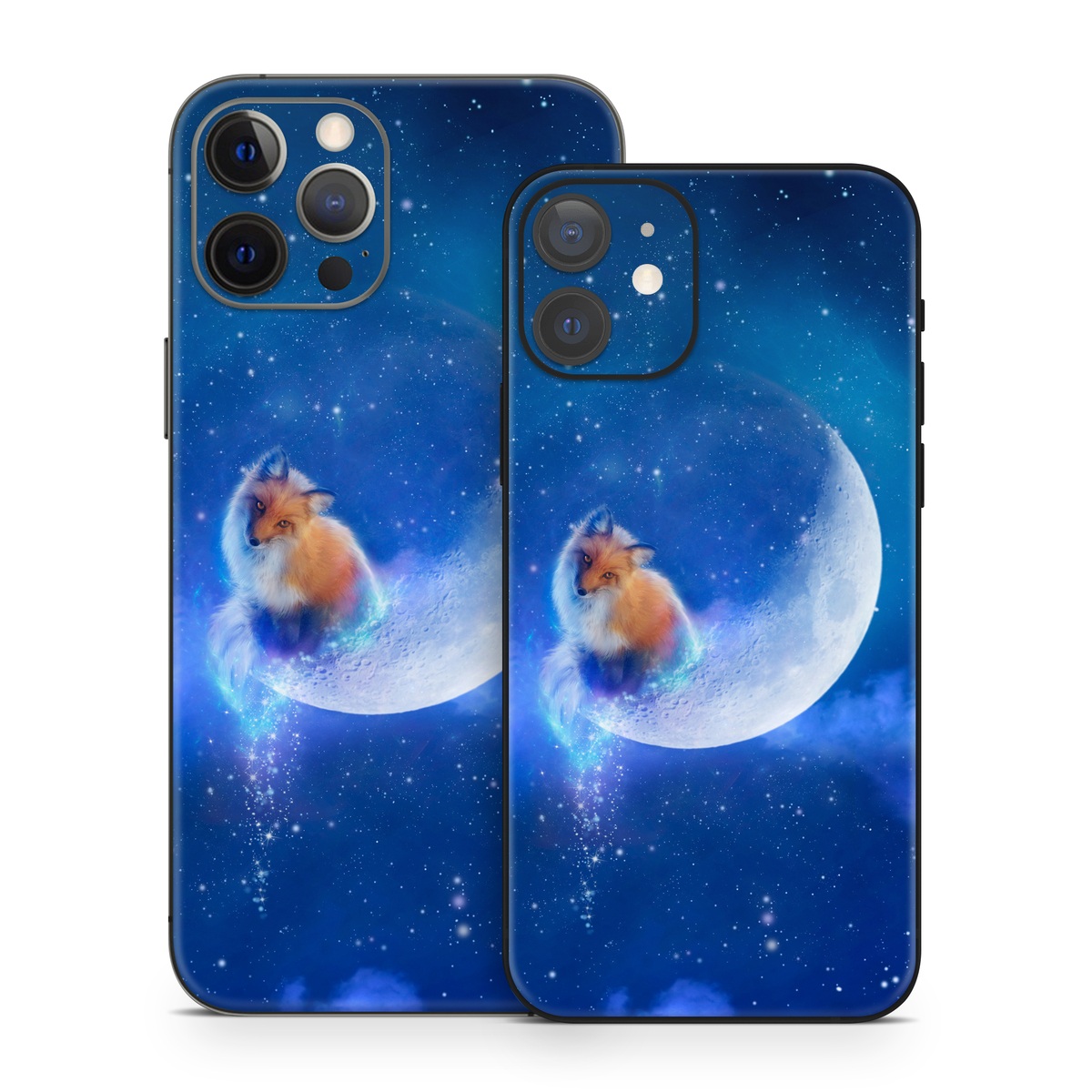 iPhone 12 Series Skin design of Sky, Atmosphere, Astronomical object, Outer space, Space, Universe, Illustration, Nebula, Galaxy, Fictional character, with blue, black, gray colors