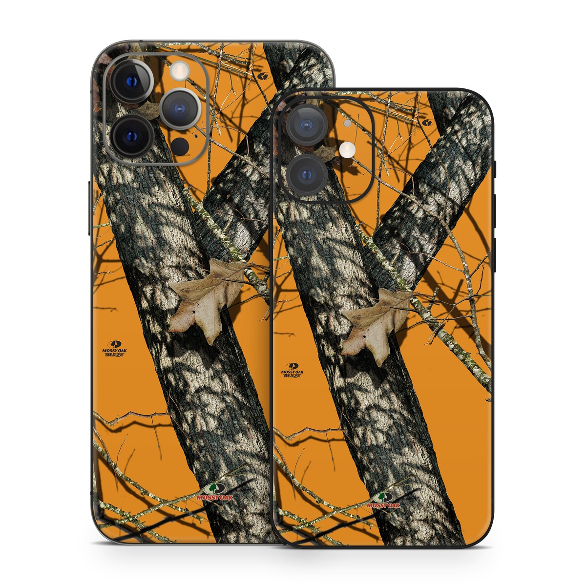 iPhone 12 Series Skin design of Tree, Branch, Canoe birch, Woody plant, Plant, Leaf, Adaptation, Wildlife, Trunk, Birch family, with green, black, gray, red colors