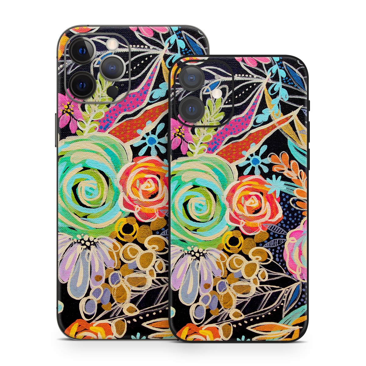 iPhone 12 Series Skin design of Pattern, Floral design, Design, Textile, Visual arts, Art, Graphic design, Psychedelic art, Plant, with black, gray, green, red, blue colors