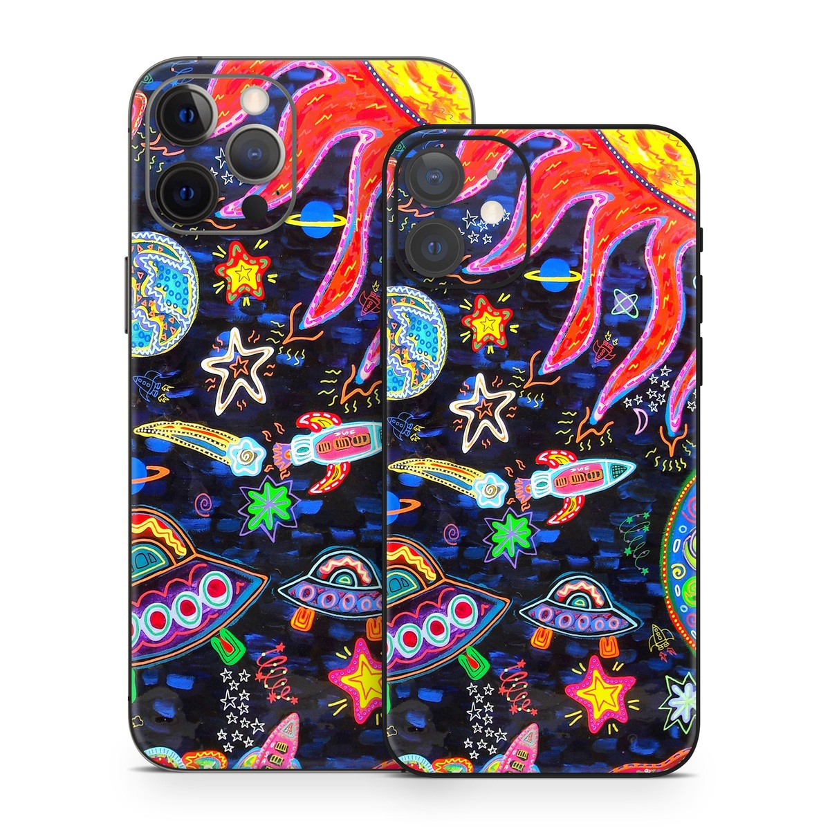 iPhone 12 Series Skin design of Pattern, Psychedelic art, Visual arts, Paisley, Design, Motif, Art, Textile, with black, gray, blue, red colors