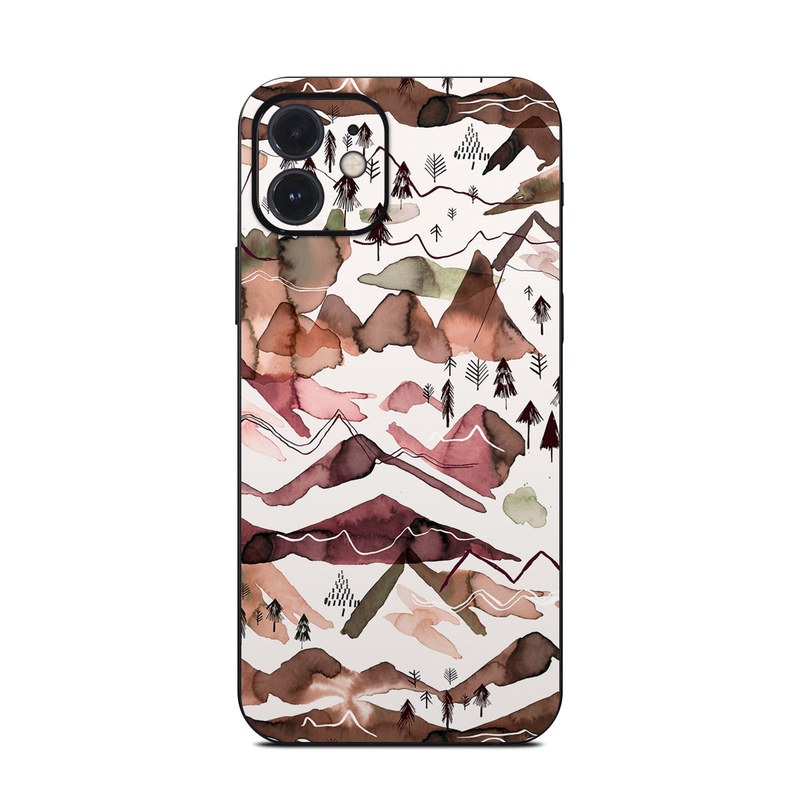 iPhone 12 Series Skin design of Pattern, Design, Leaf, Camouflage, Military camouflage, Illustration, Art, with white, red, black, gray colors