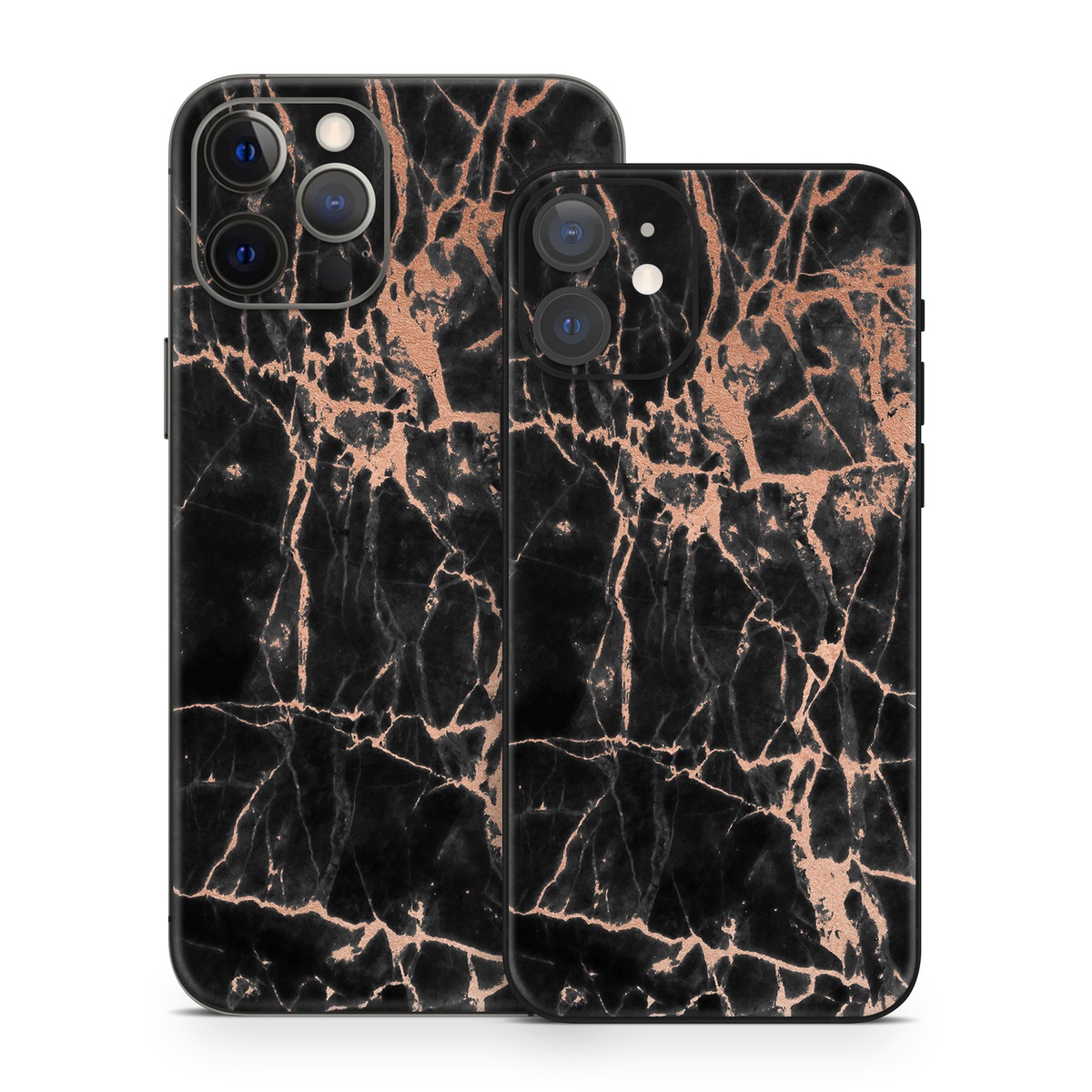 iPhone 12 Series Skin design of Branch, Black, Twig, Tree, Brown, Sky, Atmosphere, Plant, Winter, Night, with black, pink colors