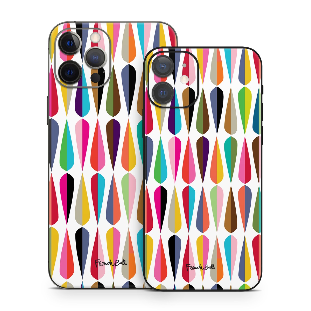 iPhone 12 Series Skin design of Colorfulness, Font, Pink, Magenta, Material property, Art, Symmetry, Circle, Pattern, Tints and shades, with white, blue, pink, purple, orange, red, yellow, green, purple colors