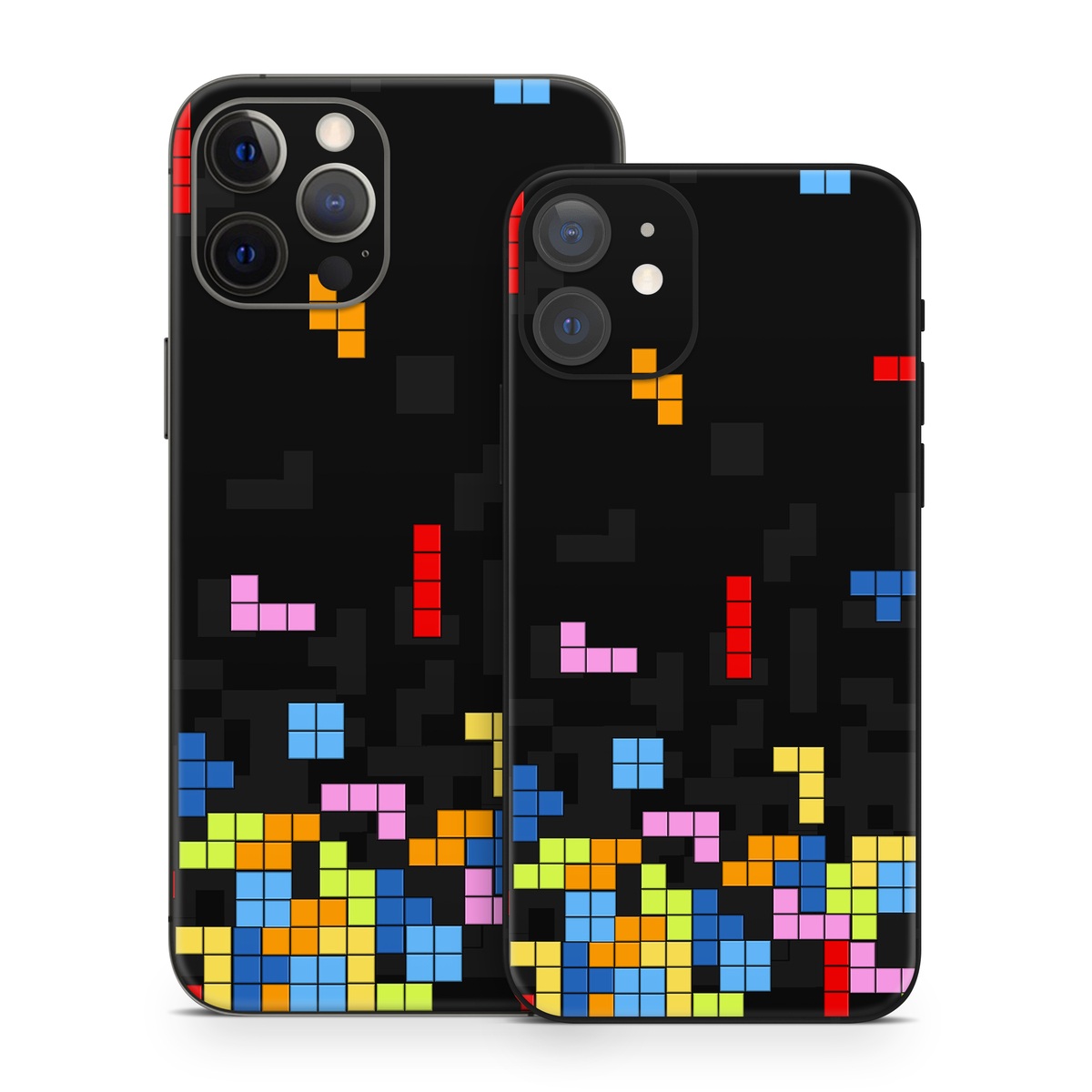 iPhone 12 Series Skin design of Pattern, Symmetry, Font, Design, Graphic design, Line, Colorfulness, Magenta, Square, Graphics, with black, green, blue, orange, red colors