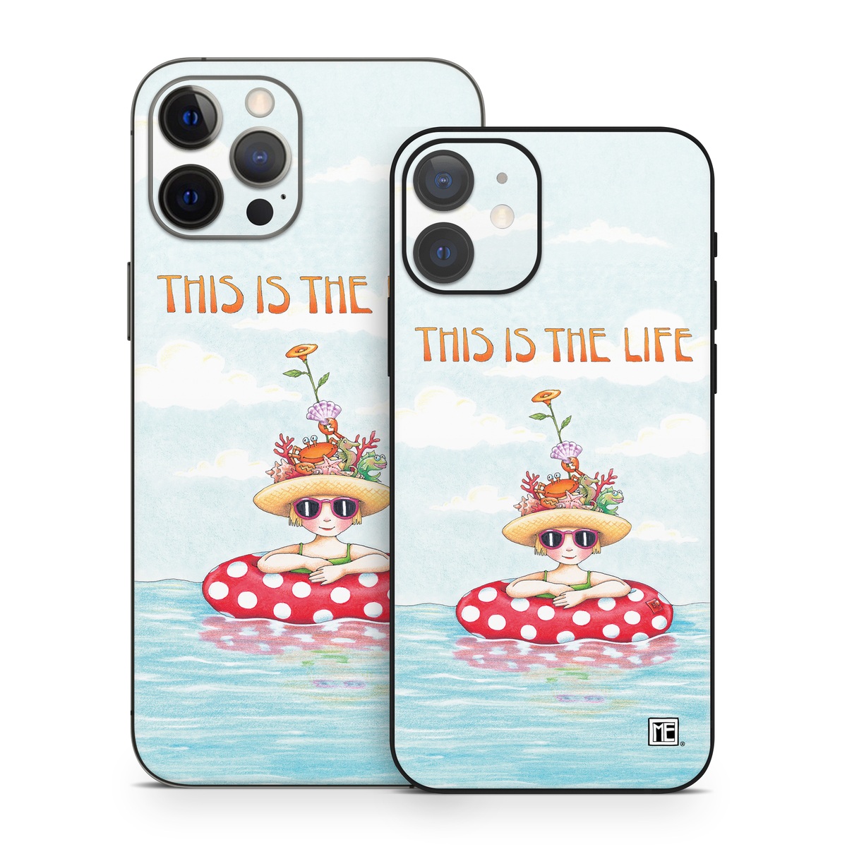 iPhone 12 Series Skin design of Cartoon, Illustration, Clip art, with blue, red, white, yellow, green, orange, pink colors