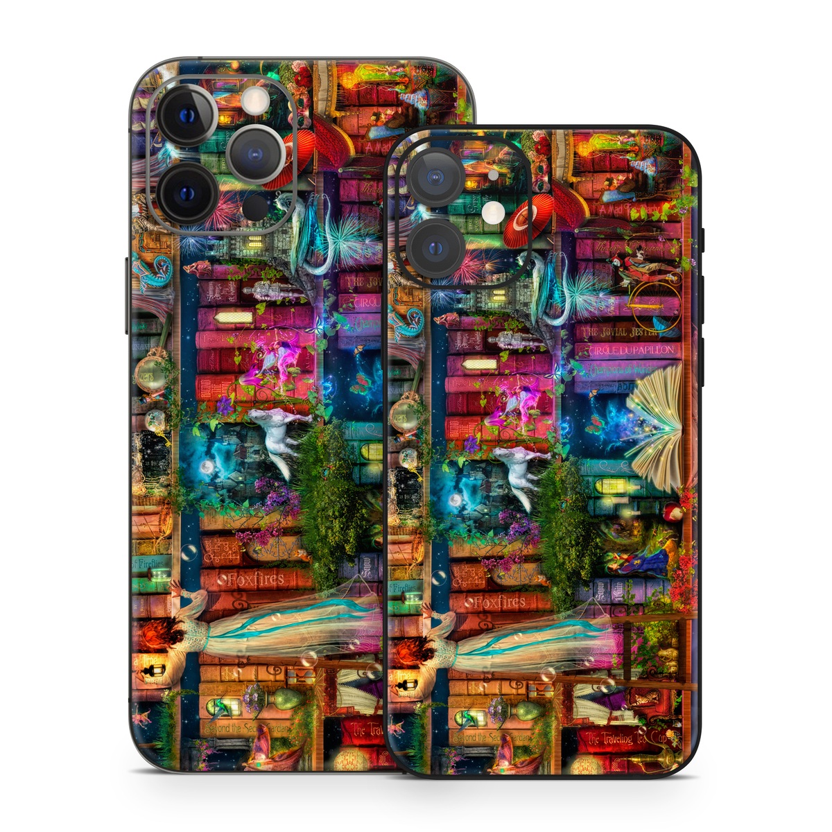 iPhone 12 Series Skin design of Painting, Art, Theatrical scenery, with black, red, gray, green, blue colors