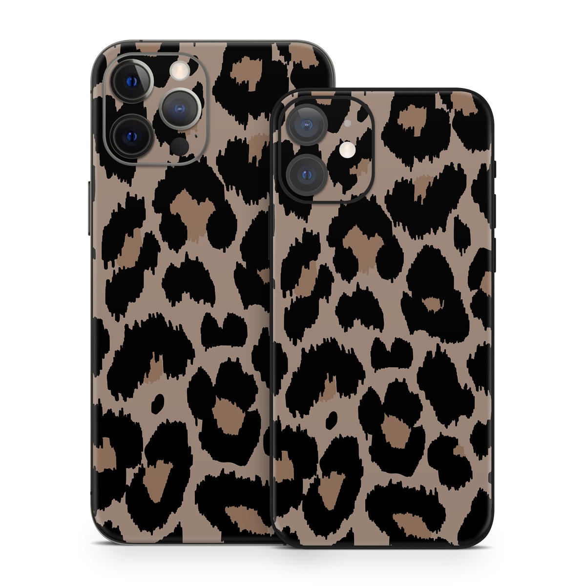 iPhone 12 Series Skin design of Pattern, Brown, Fur, Design, Textile, Monochrome, Fawn, with black, gray, red, green colors