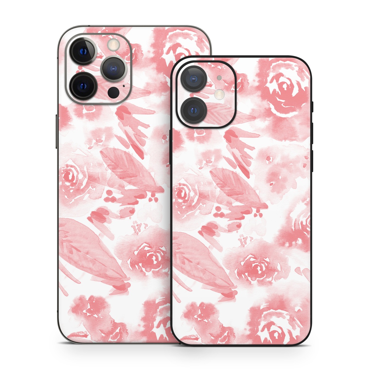 iPhone 12 Series Skin design of Pink, Pattern, Rose, Design, Floral design, Rose family, Garden roses, Petal, Flower, Textile, with white, red, pink colors