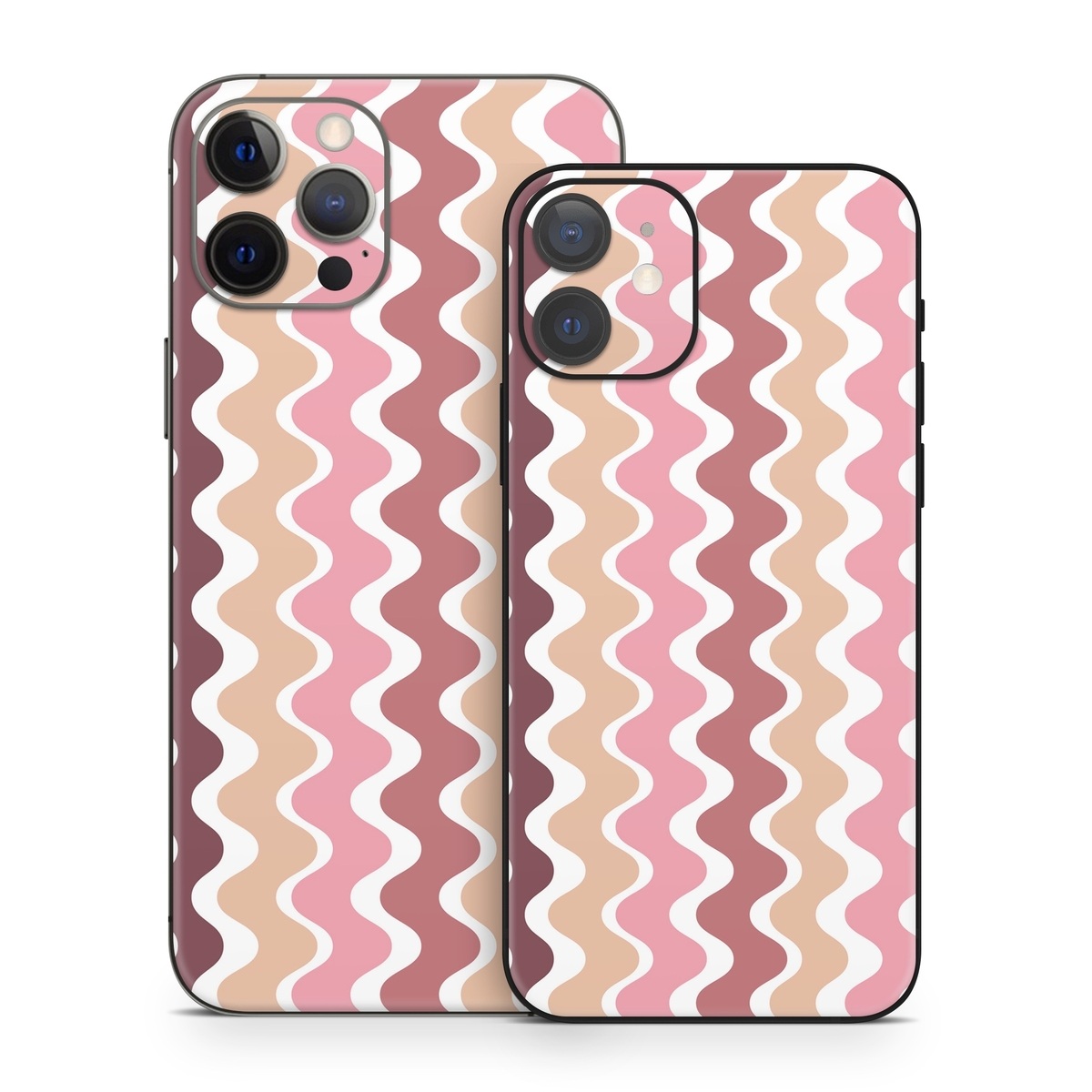 iPhone 12 Series Skin design of Azure, Pink, Art, Material property, Aqua, Symmetry, Pattern, Circle, Font, Magenta, with white, pink, orange, brown colors