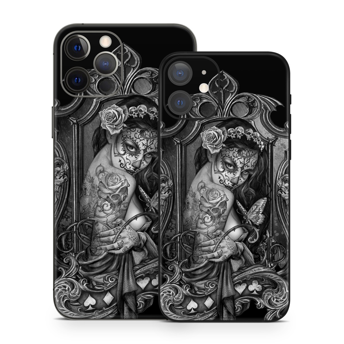 iPhone 12 Series Skin design of Style, Art, Monochrome, Black-and-white, Monochrome Photography, Visual Arts, Illustration, Painting, Drawing, with black, white, gray colors
