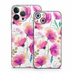 Abstract Pink Poppies iPhone 13 Series Skin