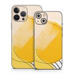 Abstract Yellow iPhone 13 Series Skin