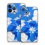 Blue Flowers iPhone 13 Series Skin