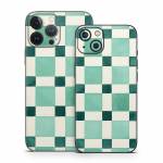 Checker Mosaic Green iPhone 13 Series Skin