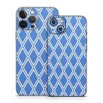 Blue Checks iPhone 13 Series Skin