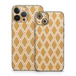 Orange Checks iPhone 13 Series Skin