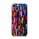 Colorful Brushstrokes Black iPhone 13 Series Skin