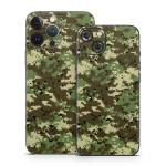 Digital Woodland Camo iPhone 13 Series Skin