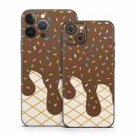 Chocolate Ice Cream Drip iPhone 13 Series Skin
