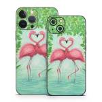 Flamingo Love iPhone 13 Series Skin
