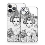 Geisha Sketch iPhone 13 Series Skin