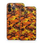 Orange Camo iPhone 13 Series Skin