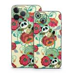 Panda Flowers iPhone 13 Series Skin