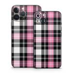 Pink Plaid iPhone 13 Series Skin