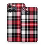 Red Plaid iPhone 13 Series Skin