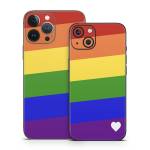 Rainbow Stripe iPhone 13 Series Skin