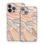 Terracotta Brushstroke Waves iPhone 13 Series Skin