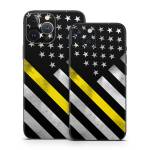 Thin Yellow Line Hero iPhone 13 Series Skin