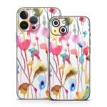 Watercolor Wild Flowers iPhone 13 Series Skin