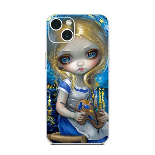 Alice in a Van Gogh iPhone 13 Series Skin