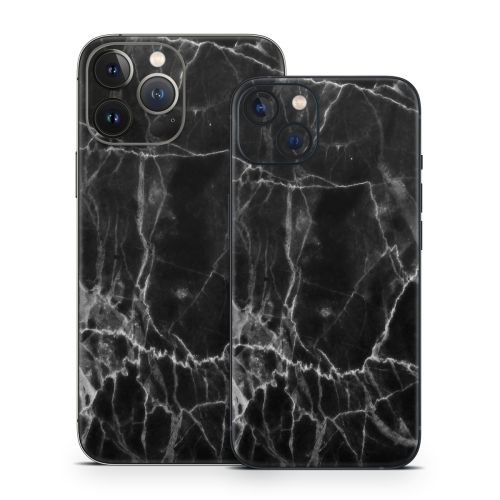 Black Marble iPhone 13 Skin