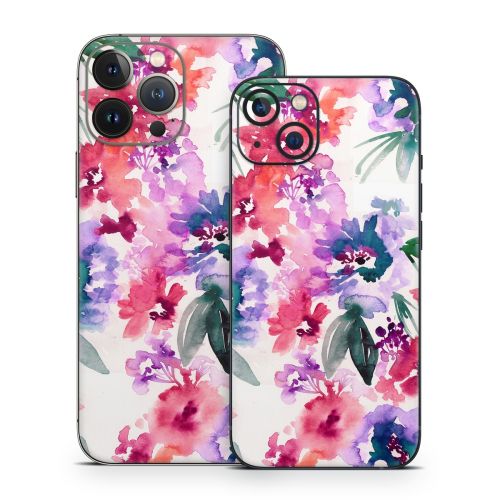Blurred Flowers iPhone 13 Series Skin