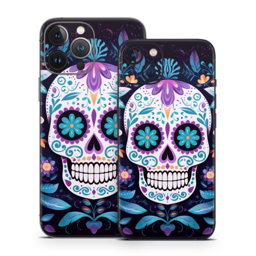Calavera Azul iPhone 13 Series Skin